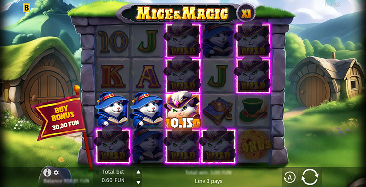 Wonder Spin option action