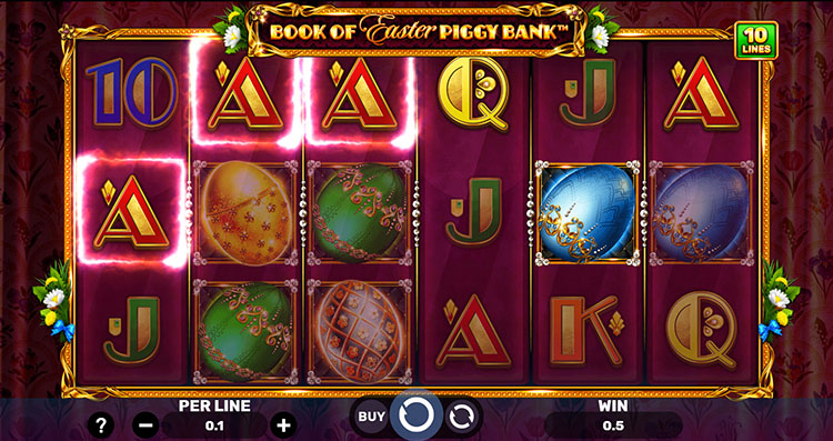 Heavy drapes and a classic jazz tune in the background immerse the player in a luxurious casino atmosphere