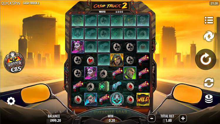 New cyberpunk slot from Quickspin